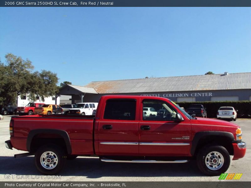 Fire Red / Neutral 2006 GMC Sierra 2500HD SL Crew Cab