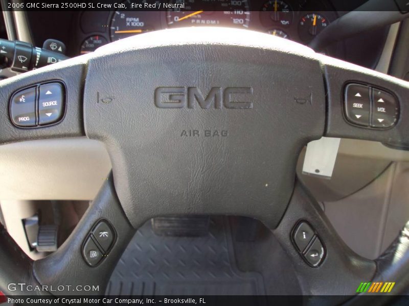 Fire Red / Neutral 2006 GMC Sierra 2500HD SL Crew Cab