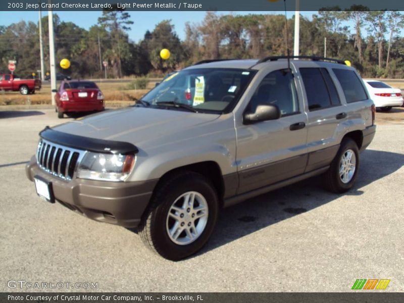 Light Pewter Metallic / Taupe 2003 Jeep Grand Cherokee Laredo