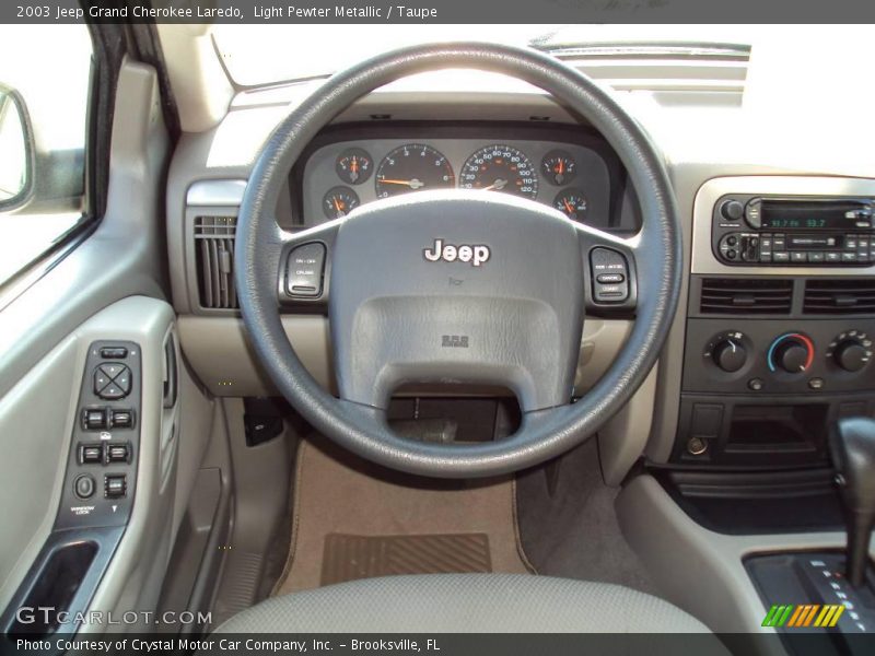 Light Pewter Metallic / Taupe 2003 Jeep Grand Cherokee Laredo