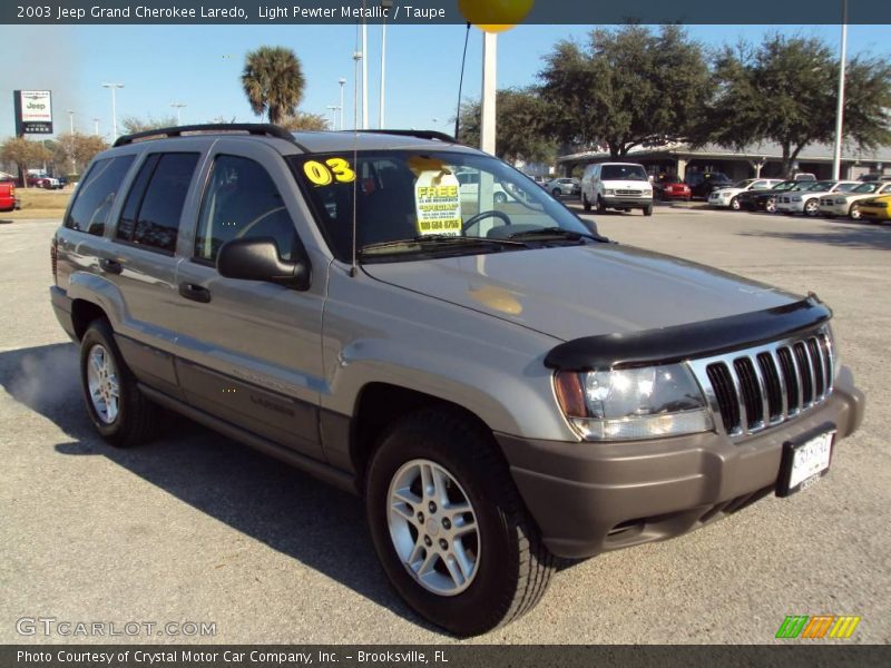 Light Pewter Metallic / Taupe 2003 Jeep Grand Cherokee Laredo