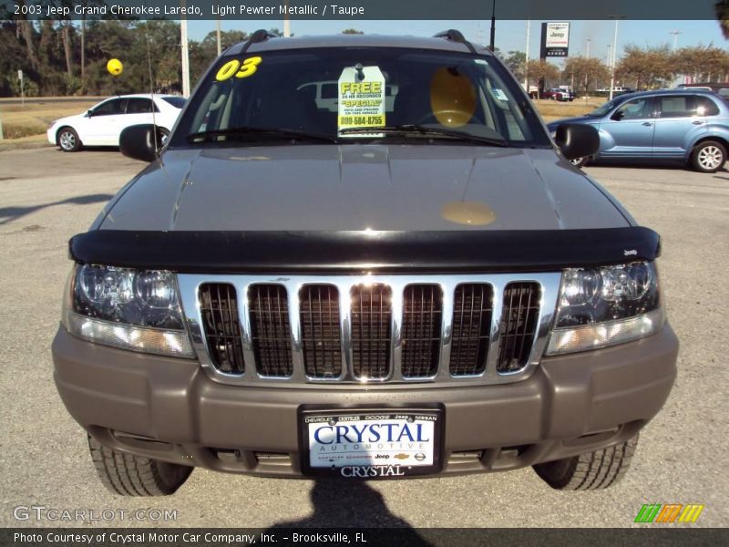Light Pewter Metallic / Taupe 2003 Jeep Grand Cherokee Laredo