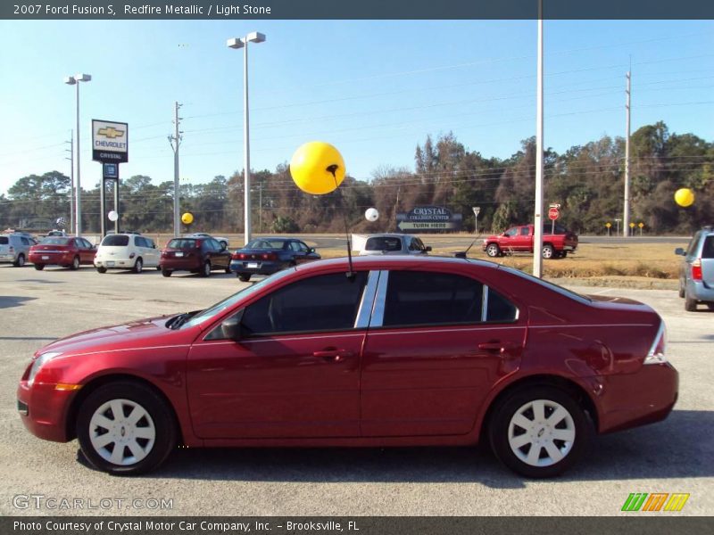 Redfire Metallic / Light Stone 2007 Ford Fusion S