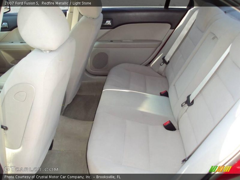 Redfire Metallic / Light Stone 2007 Ford Fusion S