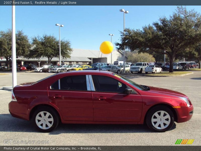 Redfire Metallic / Light Stone 2007 Ford Fusion S