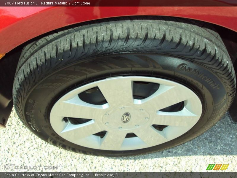 Redfire Metallic / Light Stone 2007 Ford Fusion S