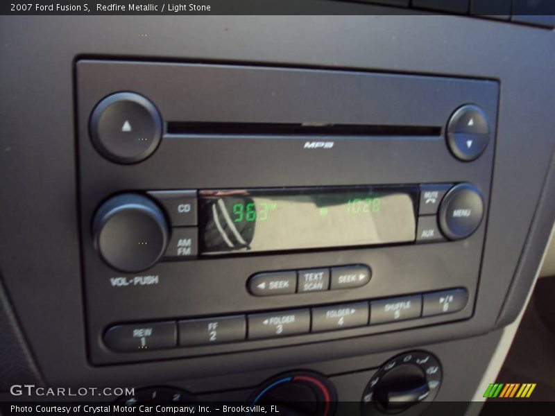 Redfire Metallic / Light Stone 2007 Ford Fusion S