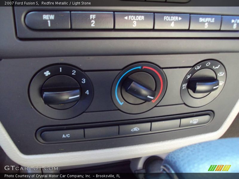 Redfire Metallic / Light Stone 2007 Ford Fusion S