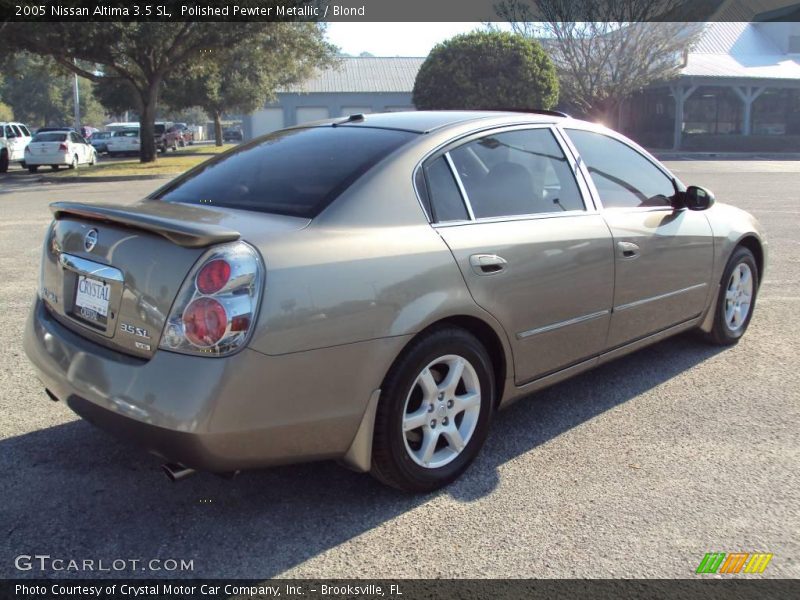 Polished Pewter Metallic / Blond 2005 Nissan Altima 3.5 SL