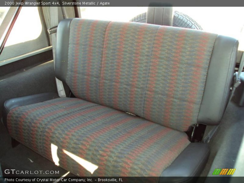 Silverstone Metallic / Agate 2000 Jeep Wrangler Sport 4x4