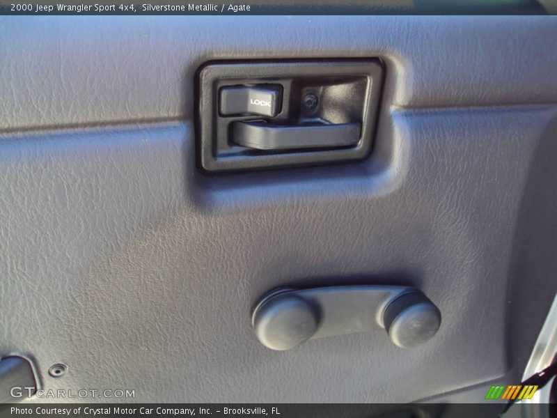 Silverstone Metallic / Agate 2000 Jeep Wrangler Sport 4x4