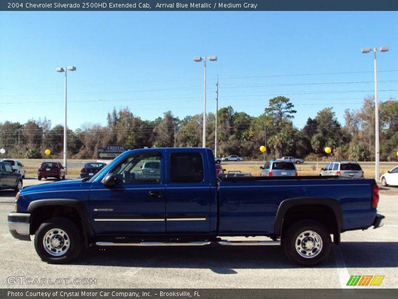 Arrival Blue Metallic / Medium Gray 2004 Chevrolet Silverado 2500HD Extended Cab