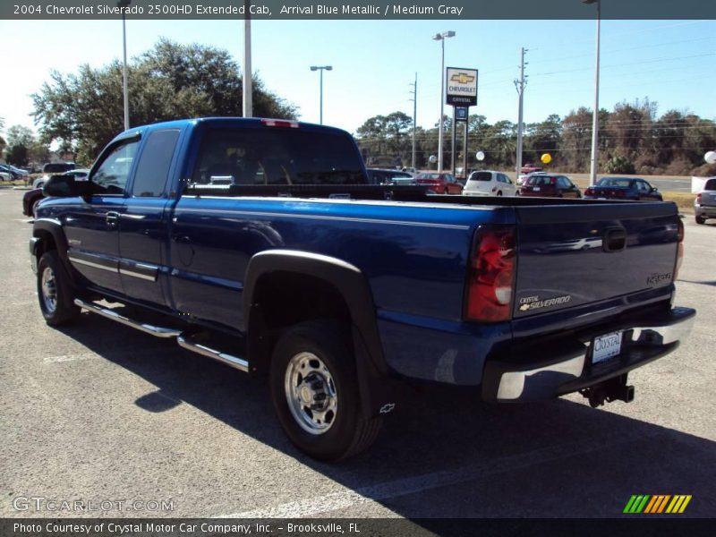 Arrival Blue Metallic / Medium Gray 2004 Chevrolet Silverado 2500HD Extended Cab