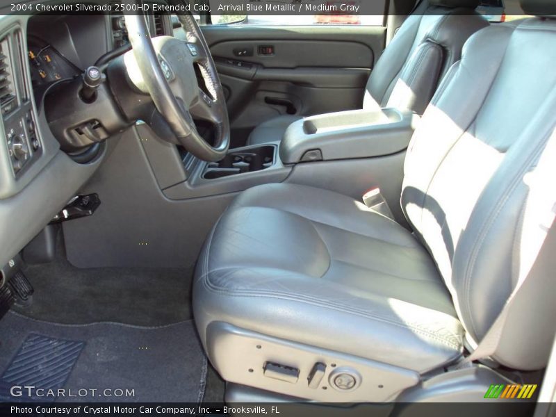 Arrival Blue Metallic / Medium Gray 2004 Chevrolet Silverado 2500HD Extended Cab