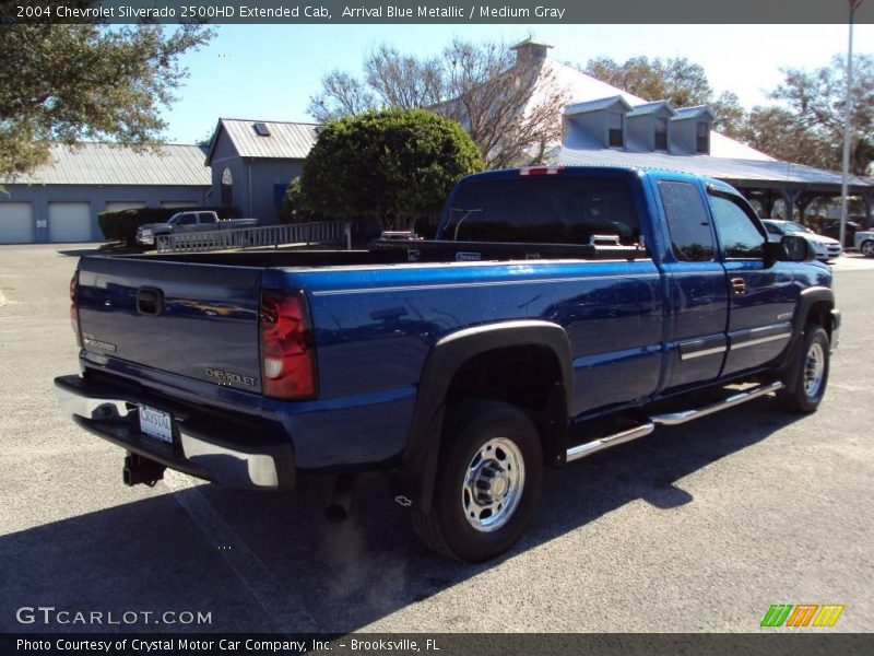 Arrival Blue Metallic / Medium Gray 2004 Chevrolet Silverado 2500HD Extended Cab