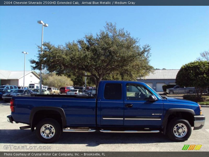 Arrival Blue Metallic / Medium Gray 2004 Chevrolet Silverado 2500HD Extended Cab