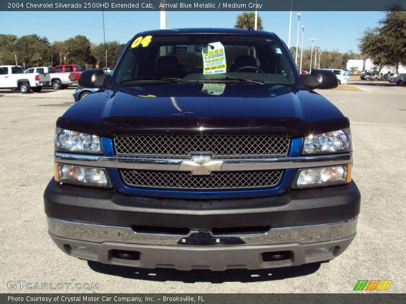 Arrival Blue Metallic / Medium Gray 2004 Chevrolet Silverado 2500HD Extended Cab