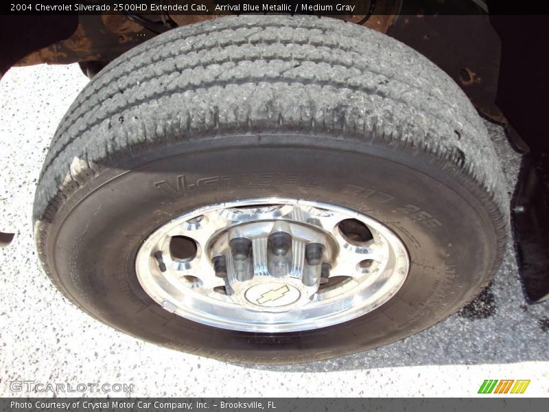 Arrival Blue Metallic / Medium Gray 2004 Chevrolet Silverado 2500HD Extended Cab