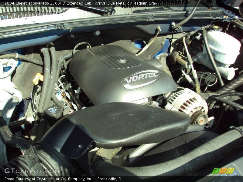 Arrival Blue Metallic / Medium Gray 2004 Chevrolet Silverado 2500HD Extended Cab