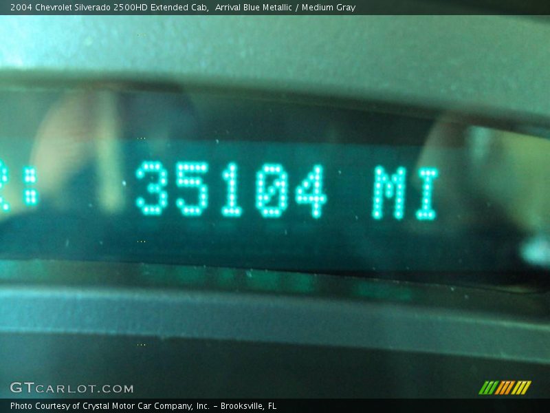 Arrival Blue Metallic / Medium Gray 2004 Chevrolet Silverado 2500HD Extended Cab