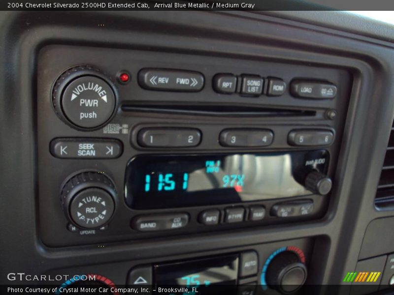 Arrival Blue Metallic / Medium Gray 2004 Chevrolet Silverado 2500HD Extended Cab