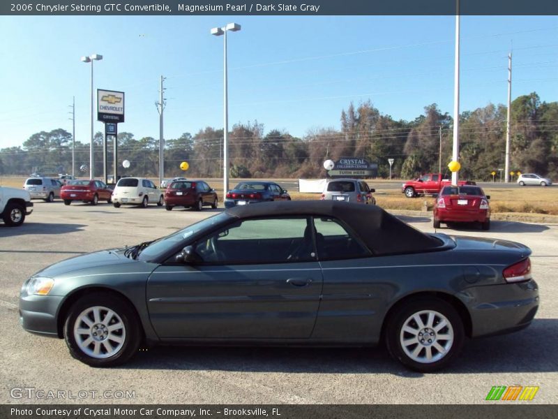 Magnesium Pearl / Dark Slate Gray 2006 Chrysler Sebring GTC Convertible