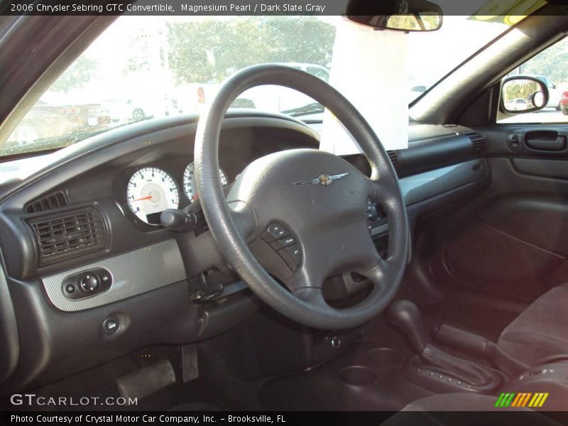 Magnesium Pearl / Dark Slate Gray 2006 Chrysler Sebring GTC Convertible