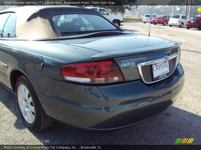Magnesium Pearl / Dark Slate Gray 2006 Chrysler Sebring GTC Convertible