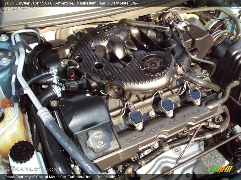 Magnesium Pearl / Dark Slate Gray 2006 Chrysler Sebring GTC Convertible