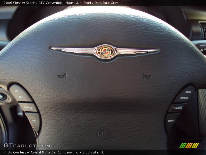 Magnesium Pearl / Dark Slate Gray 2006 Chrysler Sebring GTC Convertible