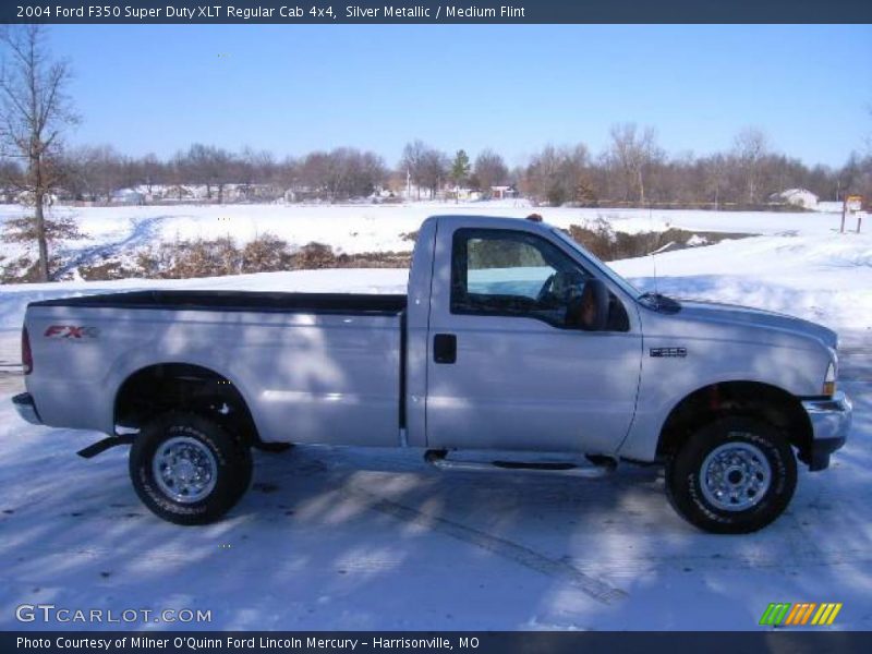 Silver Metallic / Medium Flint 2004 Ford F350 Super Duty XLT Regular Cab 4x4