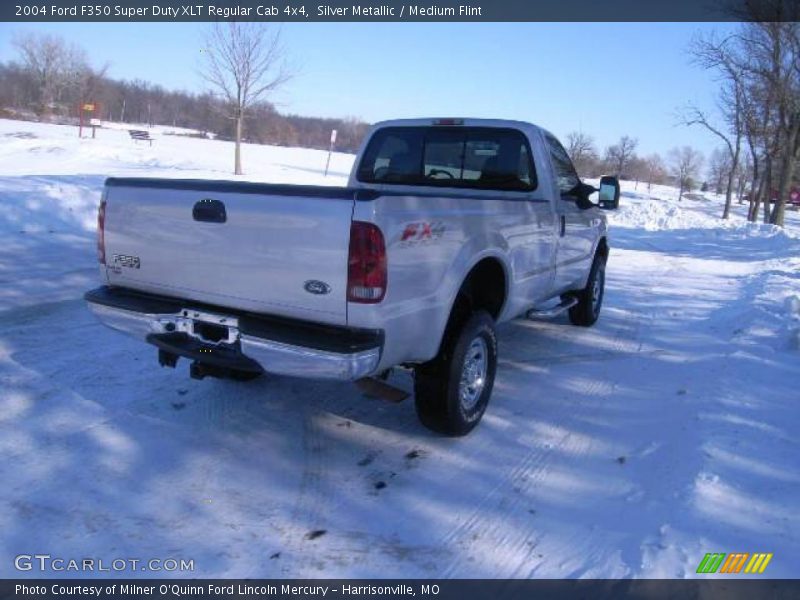 Silver Metallic / Medium Flint 2004 Ford F350 Super Duty XLT Regular Cab 4x4