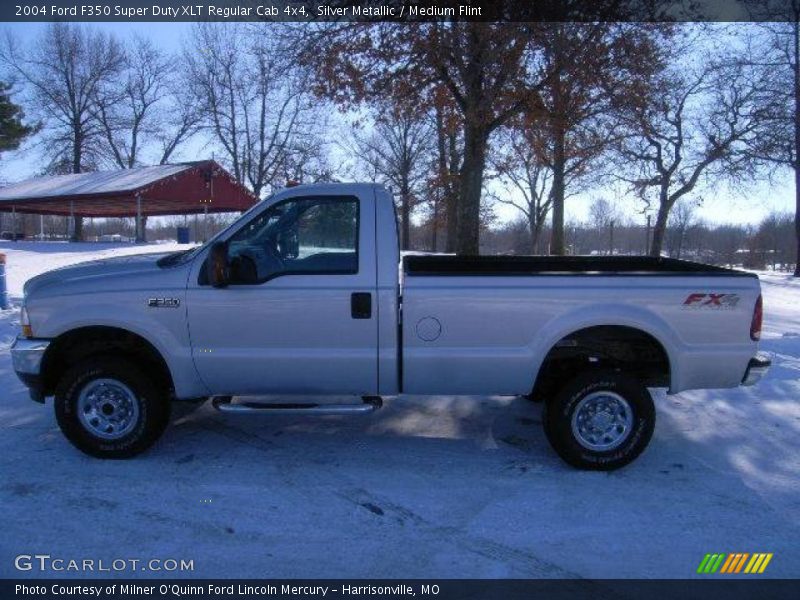 Silver Metallic / Medium Flint 2004 Ford F350 Super Duty XLT Regular Cab 4x4