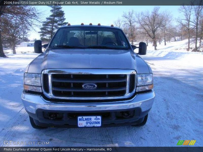 Silver Metallic / Medium Flint 2004 Ford F350 Super Duty XLT Regular Cab 4x4