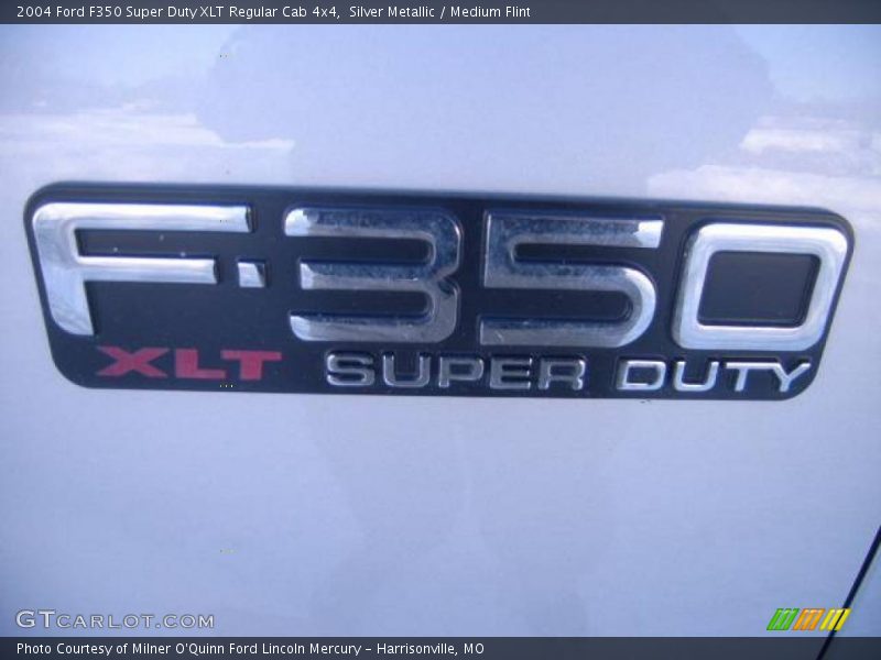 Silver Metallic / Medium Flint 2004 Ford F350 Super Duty XLT Regular Cab 4x4