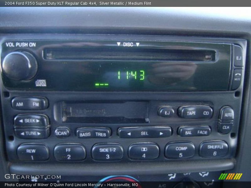 Silver Metallic / Medium Flint 2004 Ford F350 Super Duty XLT Regular Cab 4x4