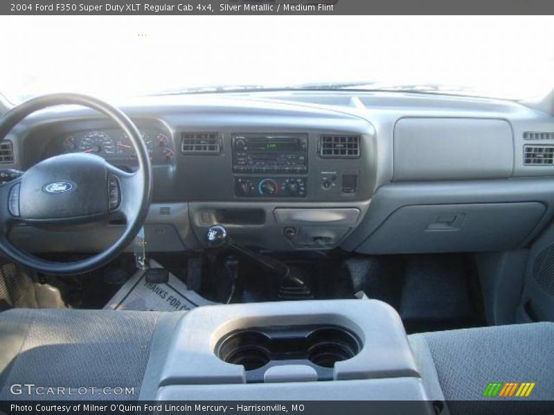 Silver Metallic / Medium Flint 2004 Ford F350 Super Duty XLT Regular Cab 4x4