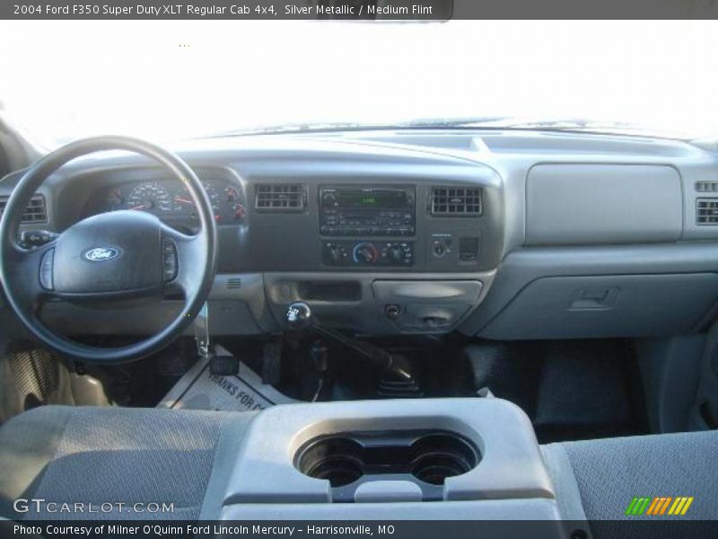 Silver Metallic / Medium Flint 2004 Ford F350 Super Duty XLT Regular Cab 4x4