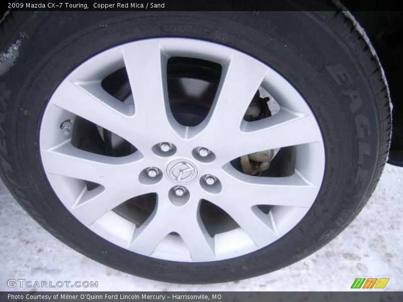 Copper Red Mica / Sand 2009 Mazda CX-7 Touring