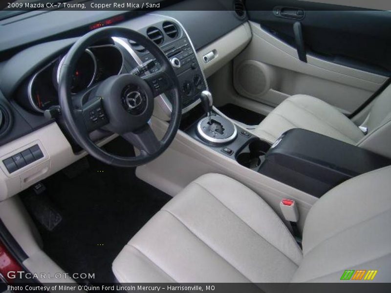 Copper Red Mica / Sand 2009 Mazda CX-7 Touring
