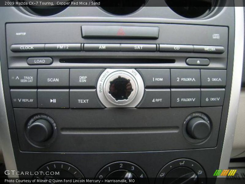 Copper Red Mica / Sand 2009 Mazda CX-7 Touring