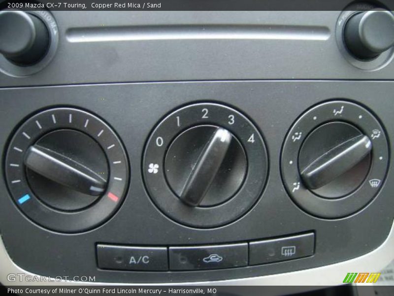 Copper Red Mica / Sand 2009 Mazda CX-7 Touring