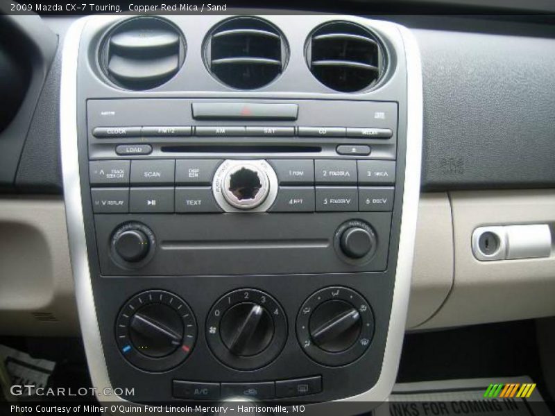 Copper Red Mica / Sand 2009 Mazda CX-7 Touring