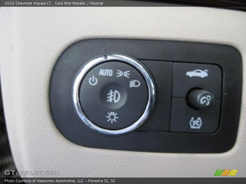 Gold Mist Metallic / Neutral 2010 Chevrolet Impala LT