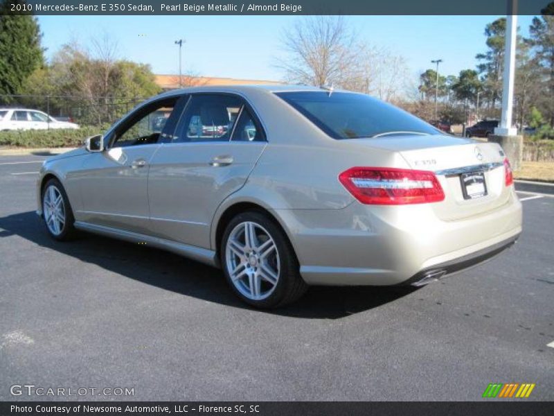 Pearl Beige Metallic / Almond Beige 2010 Mercedes-Benz E 350 Sedan