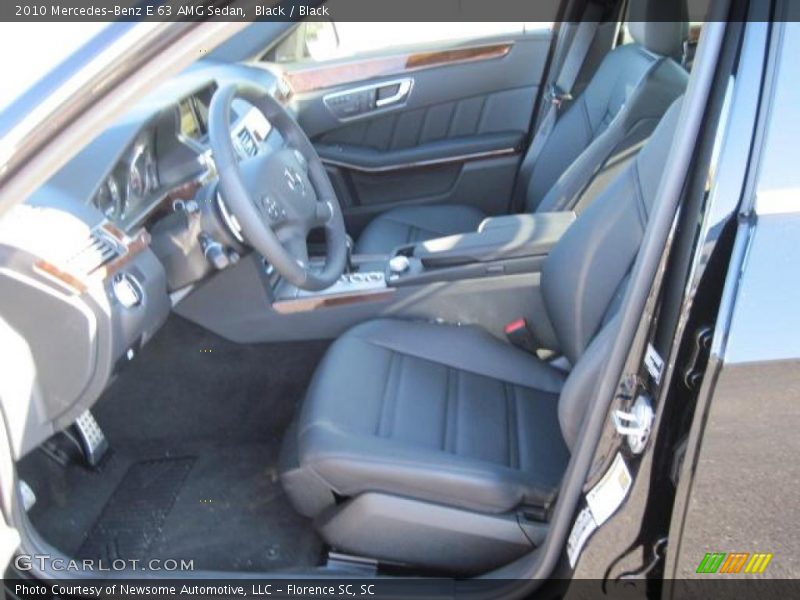 Black / Black 2010 Mercedes-Benz E 63 AMG Sedan