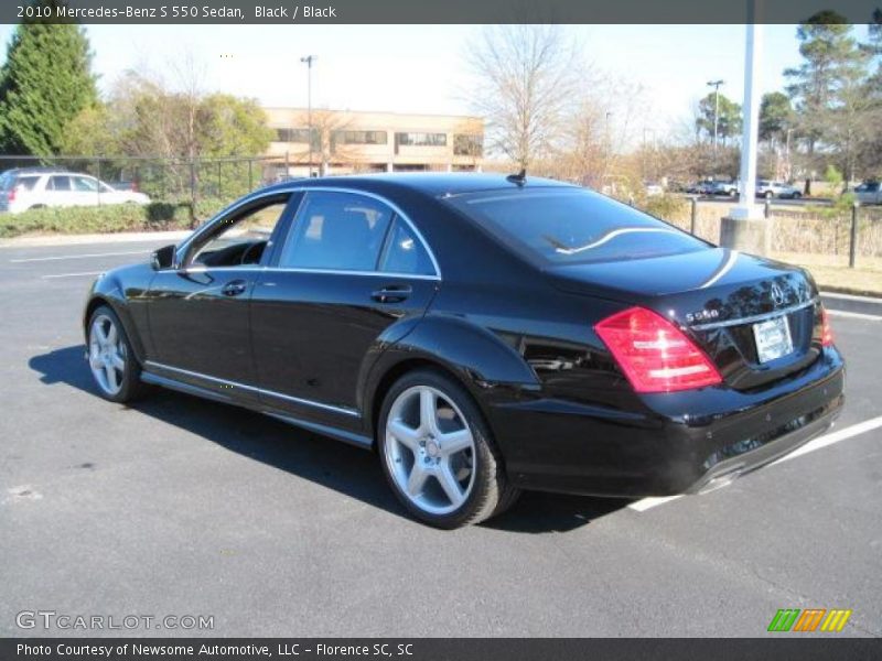 Black / Black 2010 Mercedes-Benz S 550 Sedan