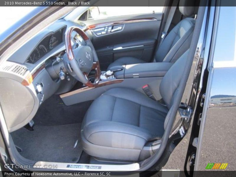Black / Black 2010 Mercedes-Benz S 550 Sedan