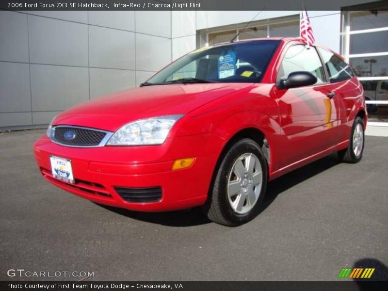 Infra-Red / Charcoal/Light Flint 2006 Ford Focus ZX3 SE Hatchback
