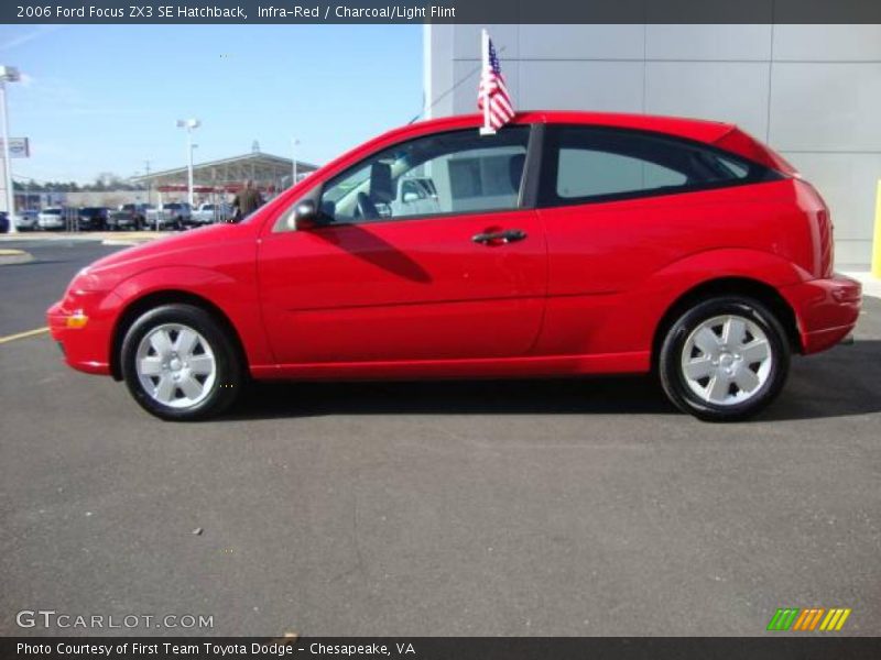 Infra-Red / Charcoal/Light Flint 2006 Ford Focus ZX3 SE Hatchback